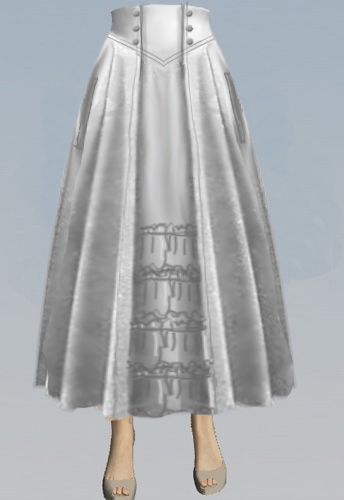 Long Steampunk Skirt