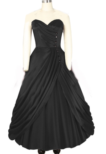 long plain gown design
