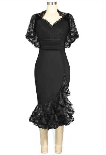 1940s Lace Dress
