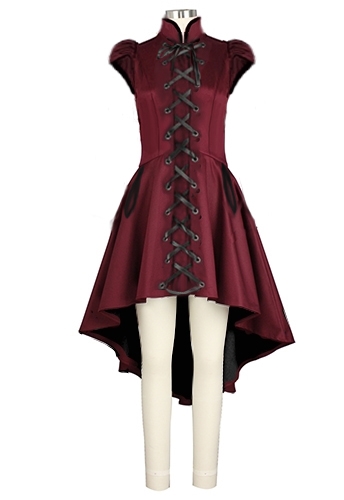 Victorian Gothic Lace Up  Dress