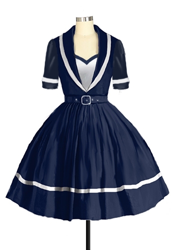 1950s Sailor Dress
