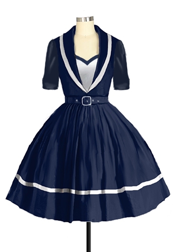 1950s Sailor Dress