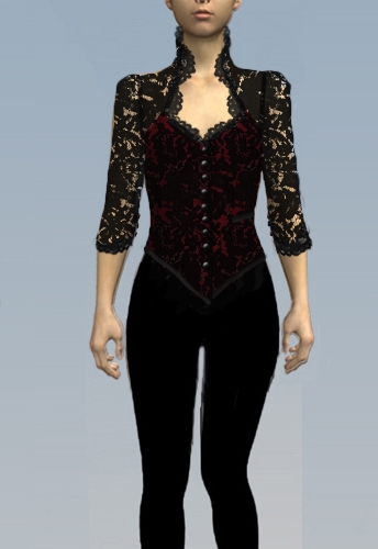 Lace Victorian Top