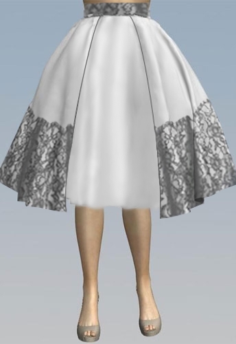 Regal Lace Skirt 1