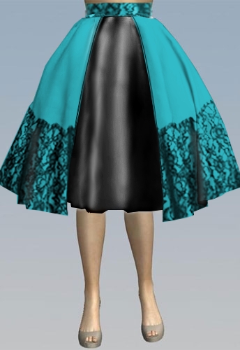 Regal Lace Skirt