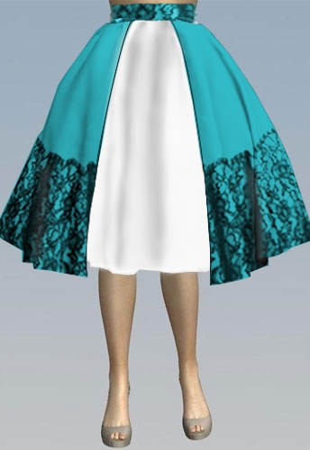 Regal Lace Skirt