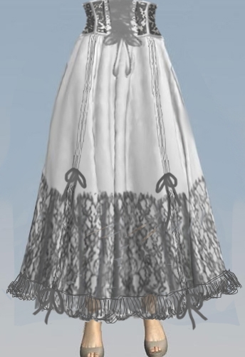 Victorian Lace Skirt