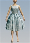 vintage print dress
