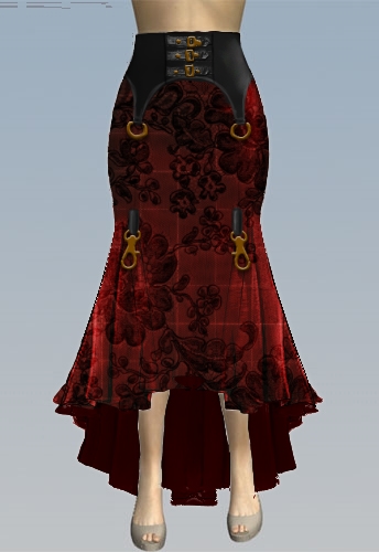 Steampunk Lace Skirt