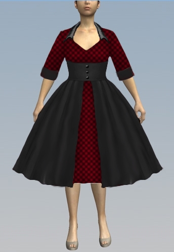 Retro 1950s  Dress