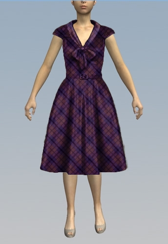 Retro 1940s Dress