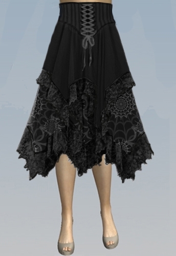 Gothic Web Skirt