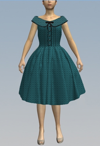 Retro 1950s Dress