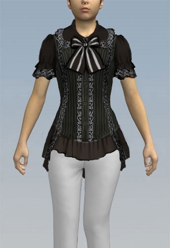 smart gothic lolita blouse