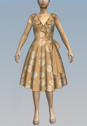 Ruffle dress