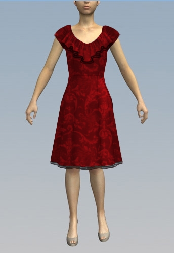 Retro 1940s Dress
