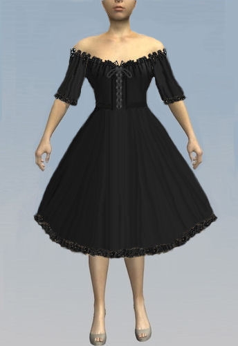 Gothic Peasant dress