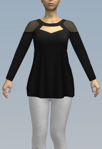 Loose-fitting top
