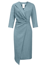 Linen Wrap Dress