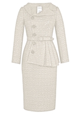 Sequined Tweed Blazer Dress