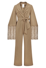 Fringe Belted Jumpsuit