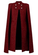 Tweed Cape Duster Coat