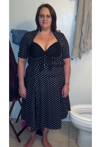 Retro Polka-Dot Swing Dress