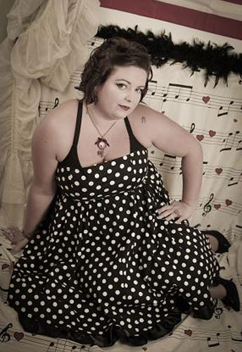 Bowknot Polka-dot Dress