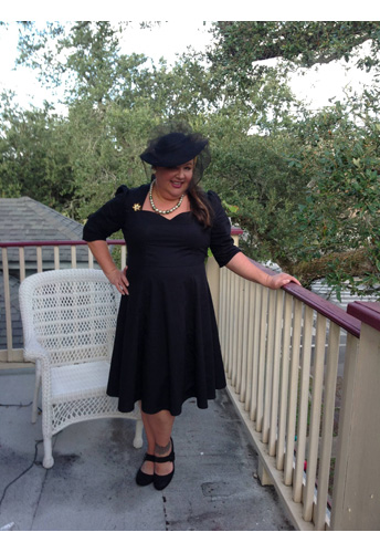Plus Size Bow Back Dress