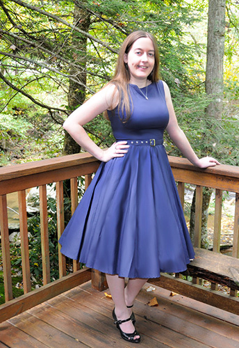 Sleeveless Belted Dress