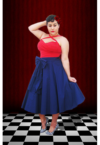 Plus Size 1950s Circle Skirt