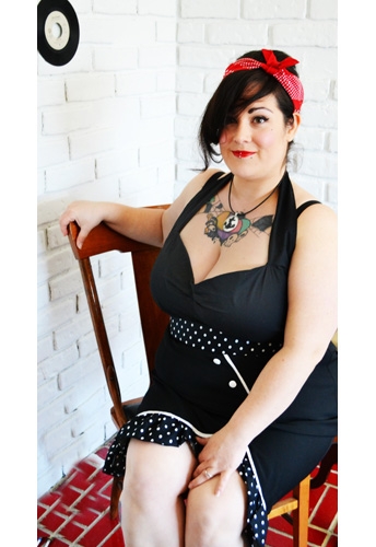 Plus Size Rockabilly Halter Top