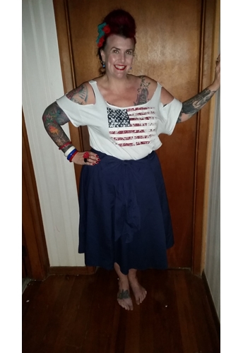 Plus Size 1950s Circle Skirt