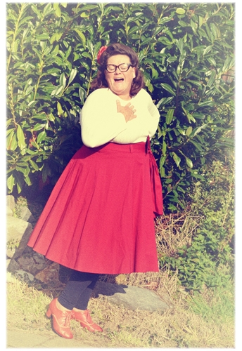 Plus Size 1950s Circle Skirt