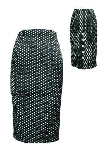 High-Waist Pencil Skirt