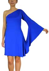 Asymmetrical One-Shoulder Goddess Dress