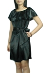 Ruffled Neckline Dress