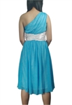 One-Shoulder Chiffon Goddess Dress