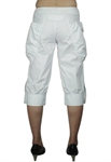 Low-Rise Leg Pocket Capri Pants