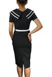 Vintage Sailor Pencil Dress