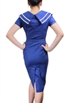 Vintage Sailor Pencil Dress