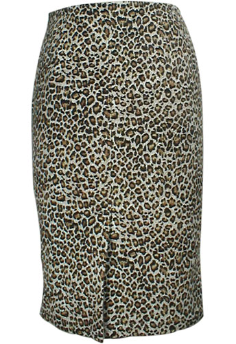 Leopard Pencil Skirt