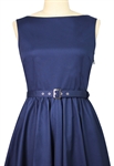 Sleeveless Belted Dress