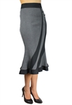 Fitted Flared Skirt