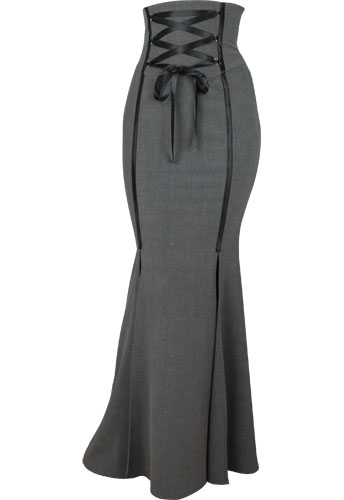 Corset Waist Long Skirt