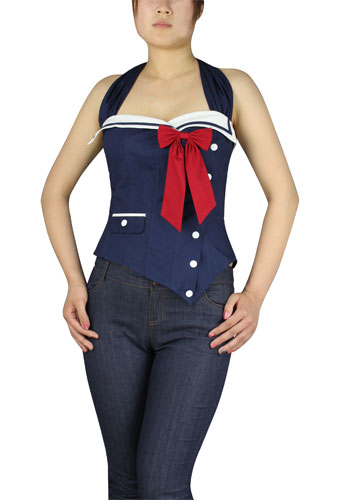 Pinup Sailor Corset Top