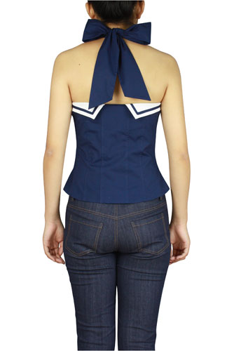 Pinup Sailor Corset Blouse