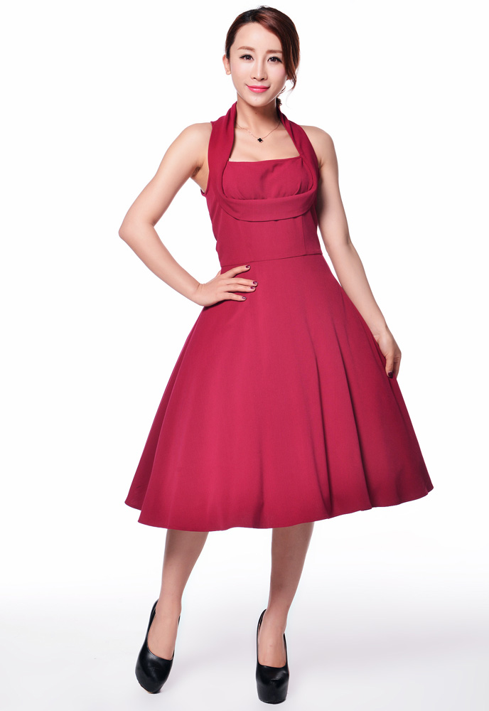 1950s Shelf Bust Dress