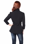 Steam Punk Blouse w/ Ruched Sleeves