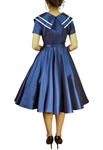 Vintage Sailor Flared Dress